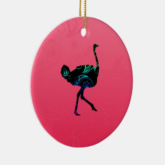 Abstract Ornament Ostrich (Rechts)