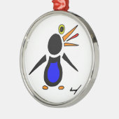Abstract Ornament Penguin-ronde (Links)