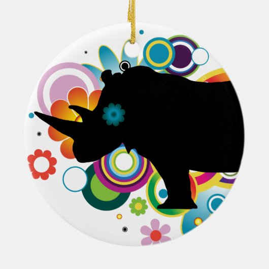 Abstract Ornament Rhino (Achterkant)