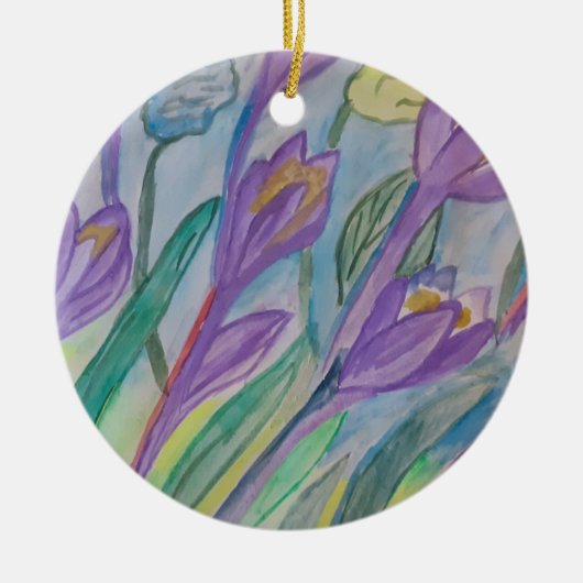 Abstract Ornament van krokokeramiek (Voorkant)
