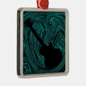 Abstract Ornament voor gitaar, Blauwgroen (Rechts)