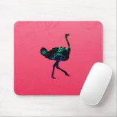 Abstract Ostrich Mousepad Muismat (Met muis)