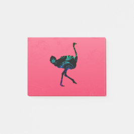 Abstract Ostrich-Post-it® notes