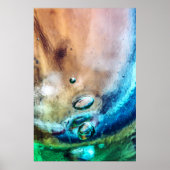 Abstract Oud Glas Poster (Voorkant)