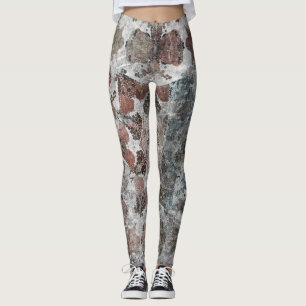 Abstract oud roosterdek leggings
