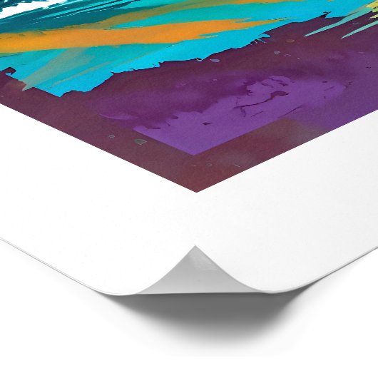 Abstract oud schip poster (Hoek)