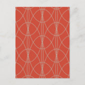 Abstract ovaal ontwerp briefkaart (Voorkant)