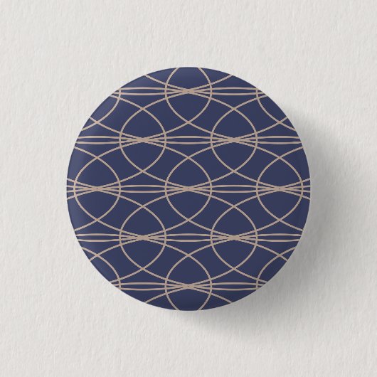 Abstract ovaal ontwerp ronde button 3,2 cm (Voorkant)