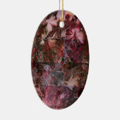 Abstract Oval Christmas Ornament- plain back Keramisch Ornament (Rechts)