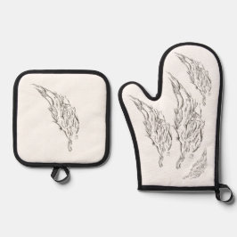 abstract ovenwant & pannenlap set