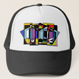 Abstract over papa's, kids en kinderen trucker pet