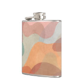 Abstract Overlapping Pastel Blobs Background Heupfles (Links)