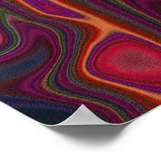 Abstract Overload Poster (Hoek)