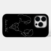 Abstract paar artikelen, Boho Chic Case-Mate iPhone Case (Achterkant (horizontaal))