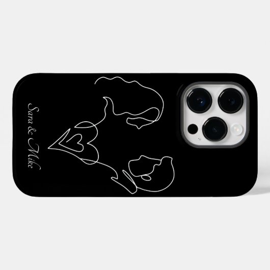 Abstract paar artikelen, Boho Chic Case-Mate iPhone Case (Achterkant (horizontaal))
