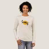 Abstract Paard Schepsel Kwast Tekening Tri-Blend Shirt (Voorkant)