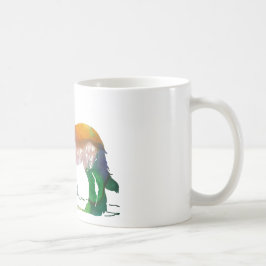 Abstract paardensilhouet koffiemok