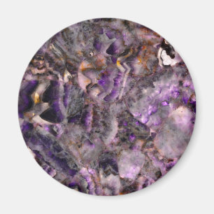 Abstract paars amethyst kwarts marmer graniet magneet