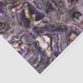Abstract paars amethyst kwarts marmer graniet tissuepapier (Detail)