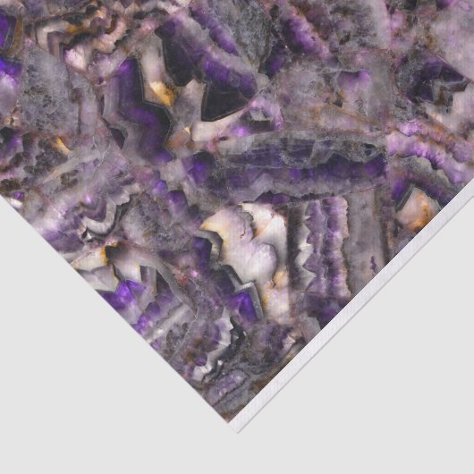 Abstract paars amethyst kwarts marmer graniet tissuepapier (Detail)