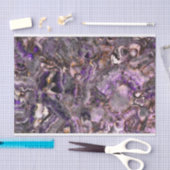 Abstract paars amethyst kwarts marmer graniet tissuepapier (Craft)