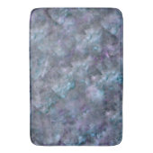 Abstract paars blauw blauwgroen kwarts marmer gran badmat (Voorkant Verticaal)