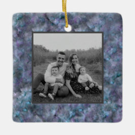 Abstract paars blauw blauwgroen kwarts marmer gran keramisch ornament