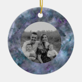 Abstract paars blauw blauwgroen kwarts marmer gran keramisch ornament