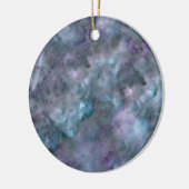 Abstract paars blauw kwarts marmer graniet keramisch ornament (Links)