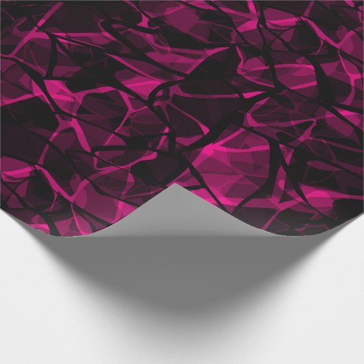 Abstract paars cadeaupapier (Hoek)