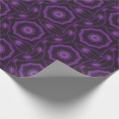 Abstract paars donkere cadeauomslag papier (Hoek)