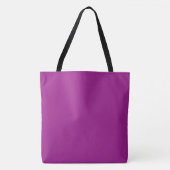 Abstract paars Effen Kleur Tote Bag (Voorkant)