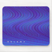 Abstract Paars en Blauw Psychedelisch, Rad & Tripp Muismat (Voorkant)