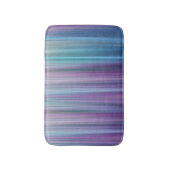 Abstract Paars en Blauwgroen loopvlakpatroon Badmat (Voorkant Verticaal)