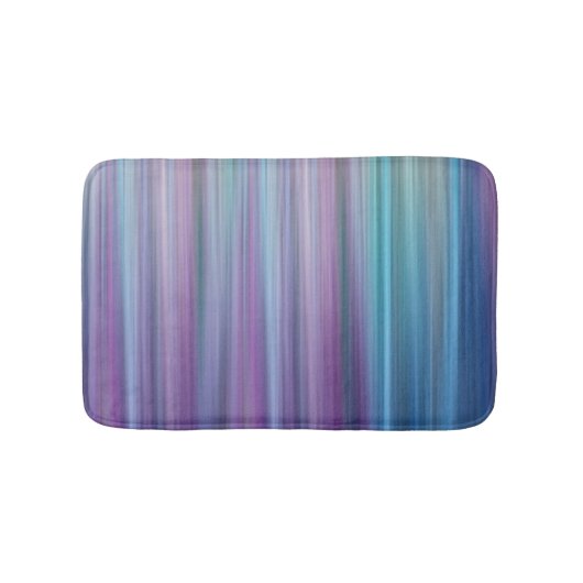 Abstract Paars en Blauwgroen loopvlakpatroon Badmat (Voorkant)