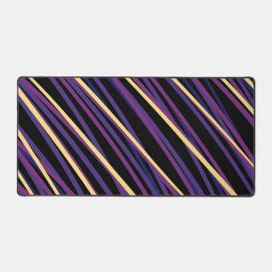 Abstract Paars & Goud Diagonale Golven Bureaumat