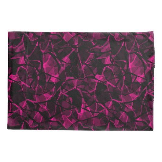 Abstract paars kussensloop (Achterkant)