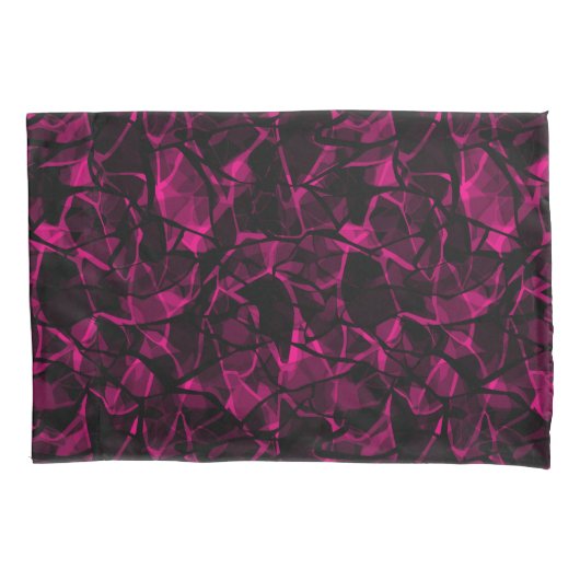 Abstract paars kussensloop (Voorkant)