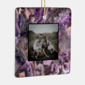 Abstract paars kwartskwarts, paars graniet keramisch ornament (Rechts)