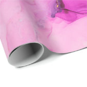 Abstract paars, lila, roze, gouden achtergrond, wa cadeaupapier (Rol Hoek)