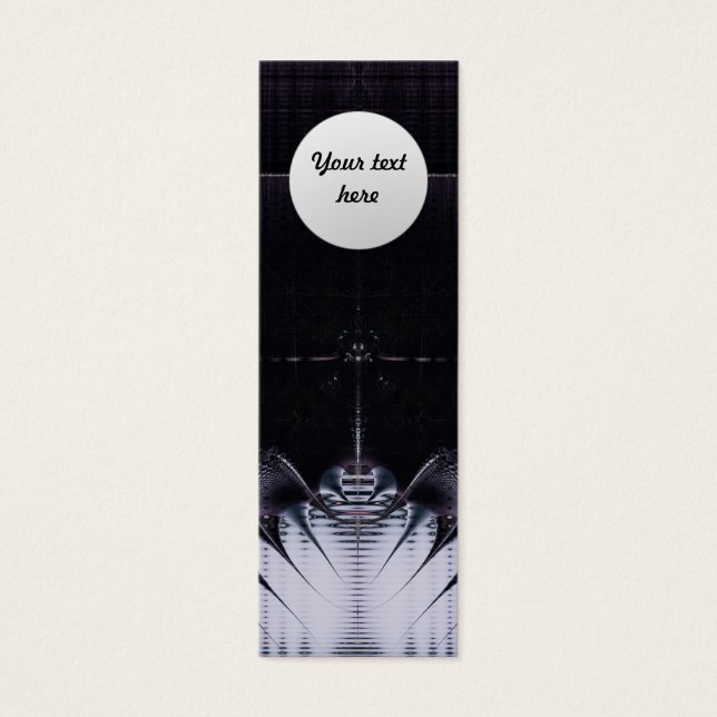 Abstract Paars Mini Visitekaartjes (Voorkant)