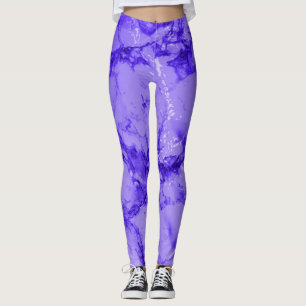 Abstract Paars model Leggings