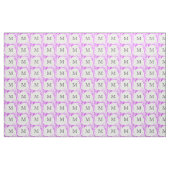Abstract Paars monogram wervelkolom Stof (Yard (91,4 cm))