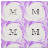 Abstract Paars monogram wervelkolom Stof (Swatch)