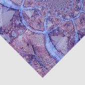 Abstract Paars ontkoppelingsmodel Boho Hippie Tissuepapier (Detail)