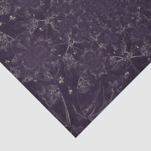 Abstract Paars  ontwerp van het ontkoppelingspatro Tissuepapier (Detail)