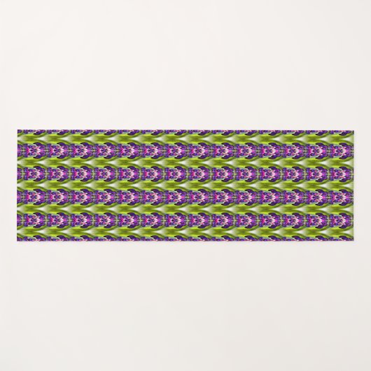 Abstract Paars ontwerp Yogamat (Voorkant (horizontaal))