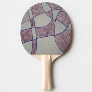 Abstract Paars Ping Pong Bat Tafeltennisbatje