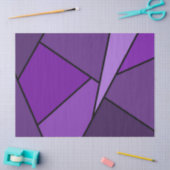Abstract Paars-polygons-weefselpapier Tissuepapier (Craft)