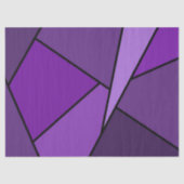 Abstract Paars-polygons-weefselpapier Tissuepapier (Voorkant)